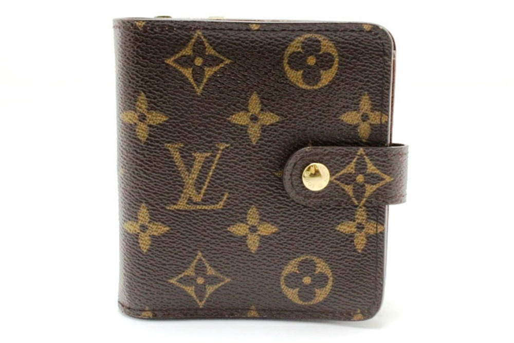 LOUIS VUITTON Compact Zip Wallet Monogram